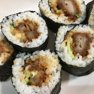 味噌カツの海苔巻き